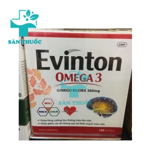 Evinton Omega 3 - Hỗ trợ tăng cường tuần hoàn máu não